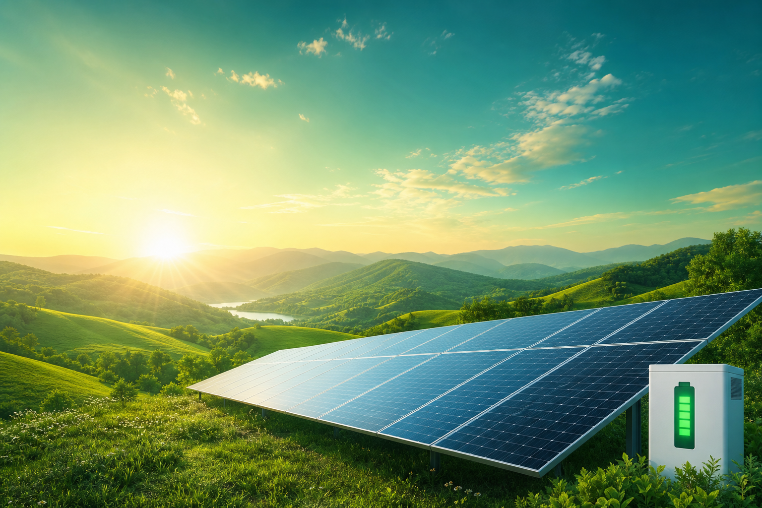 Solar panels and renewable energy